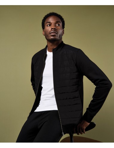 KUS-KK331-Regular Fit Quilted Full Zip Sweatshirt